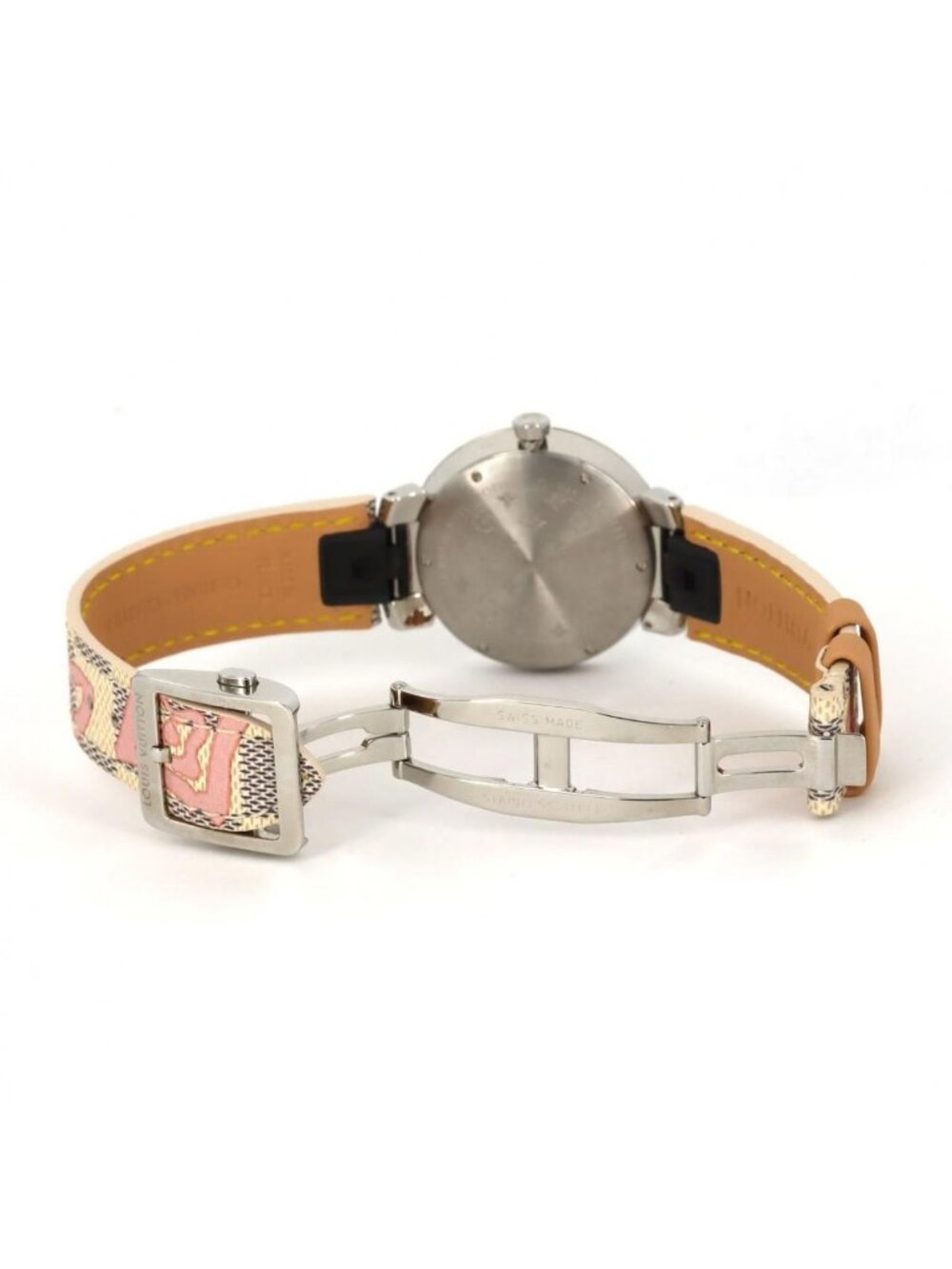 Louis Vuitton Tambour Monogram 8 P Q13 mj SS Quartz - Picture 5 of 9